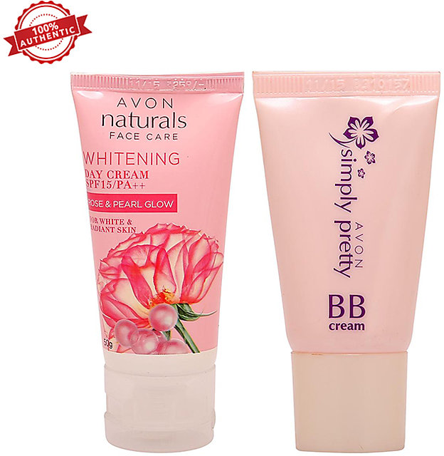 Buy Avon Whitening Day Cream SPF 15 with Avon BB cream Online