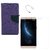 YGS Premium Diary Wallet Case Cover For LeTv Le(Eco) 1s-Purple With Tempered Glass and Micro  With Micro OTG