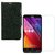 YGS Premium Diary Wallet Case Cover For Asus Zenfone 6 A600CG-Black With Tempered Glass