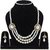 Fluck white pearl necklace set