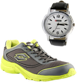 Lotto Shoes Online At Best S In India Lotto Men S Gray Green Sports Shoes