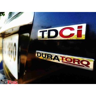 Buy Logo Ford Fiesta Figo Ecosport Endeavour Duratorq tdci Car Monogram  Emblem Chrom Online @ ₹500 from ShopClues