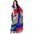 Merry Printed Bhagalpuri Multicolour Cotton, Silk Sari