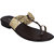 Flora Gold Synthetic Sandal