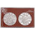 Silverwala 999 Pure Silver Laxmi and Ganesha Coin Box  (6.59.5)