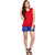 OVIYA Rust Viscose Jersey Top