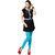 OVIYA Black Viscose Modal Tunic