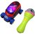combo of Battery Operated 3D LED Light Car  Handheld Mike for kids