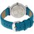 Laurex Blue Analog Leather Watches for Lovely Couple Combo-LX-031-LX-027