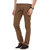 BUKKL Combo of Dark Brown and Olive Casual Trousers- Chinos (Pack of 2)