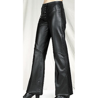 womens leather pants online