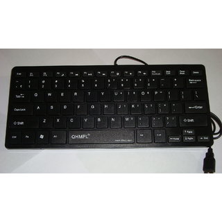 NEW QUANTUM QHM7307 MINI SLIM CHOCOLATE USB KEYBOARD For LAPTOP | PC