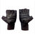 New Stylish Lifestyle Quality Leather Black Gym Bike Gloves For Men  Women