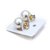 Trendy Earring Imitation Pearl American Diamond Ladies Party Office Wear