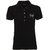 Cool Quotient Girls Black Multi Button Polo T-Shirt