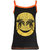 Cool Quotient Girls Black Sun Smiley Strappy T-shirt