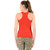 ChileeLife Womens Cross Strap Camisole - Single, L Size (Red)