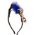 Yashasvis Versatile Alloy Royal Blue, Cream, Golden Colored Hair Band for Girls