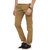 BUKKL Combo of Black and Khaki Cotton Slim Fit Casual Trousers- Chinos (Pack of 2)