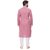 RG Designers Handloom Pink Kurta for men