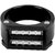 The Jewelbox Black 316L Surgical Stainless Steel Wedding Engageent Ring