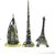 Jaycoknit Dubais Fab Burj Khalifa,Burj AI-Arab,Paris Eiffel Tower Showpiece