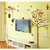 Walltola Floral Wall Decal - Sweet Birds And Nest Trees (180 X 130cm)