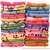 K Decor Polyester Face Towels 10x10 Multicolour set of 10 (SFT-001)