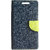 Mobi Fashion Flip Cover For Samsung Galaxy S5  - Blue
