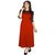 Klick2Style Pack of 2 Red And Blue Plain A Line Dress For Women