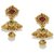 Zaveri Pearls jhumka earrings traditional in antique gold look  - ZPFK5036