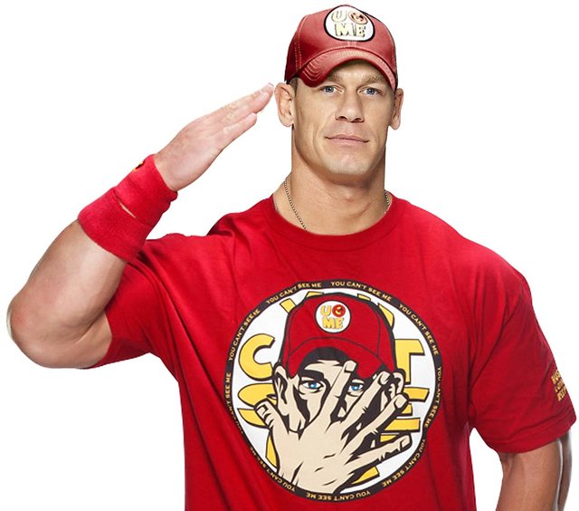 john cena red t shirt