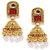 Zaveri Pearls jhumka earrings traditional in antique gold look  - ZPFK5045