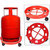 Evershine Lpg Gas Cylinder Trolly (Red Colour)