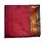 Red Dhoti With Shawl In Pure Silk Golden Border Top Quality
