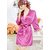 Glamorous Purple Honeymoon Premium Babydoll Robe Set