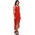 Rosytint Womens Red Plain High Low Western Dress