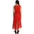 Rosytint Womens Red Plain High Low Western Dress