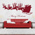 Creatick Studio  Santa comes with Deers Wall sticker    (20x10Inch)