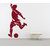 Creatick Studio  Men Hitting Ball Wall sticker(20x36Inch)