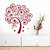 Creatick Studio  Heart Valentines Tree Wall sticker(33x36Inch)