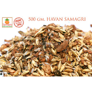 500gm. VEDIC HAVAN SAMAGRI With Jadi Booti Mix For Laxmi Navdurga Ganpati