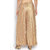 Klick2Style Solid Golden Shimmer Palazzo