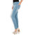 Tokyo Talkies Navy Blue Cotton Lycra Skinny Fit Mid Waist Jeans For Women