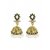 Zaveri Pearls Flower Pattern Pearls Traditional Jhumki Earrings - ZPFK5301