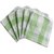Lushomes Green Checked Dishcloths (Pack of 5)