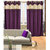 Handloom Papa Polyester Purple Door Eyelet Curtains (Set of 2) (7 Feet) (ST-CUR-87)
