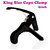 New Electric  Acoustic Guitar Quick Change Capo Tirgger Clamp Key Black