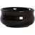 Dip and Sauce Chirag Serving Bowl Ceramic/Stoneware in Black Glossy (Set of 1) Handmade By Caffeine