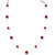 Zaveri Pearls Red Pearls Magic Necklace - ZPFK5325
